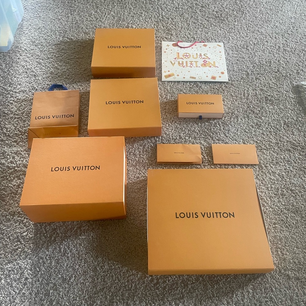 Louis Vuitton Signature Orange Box Collection